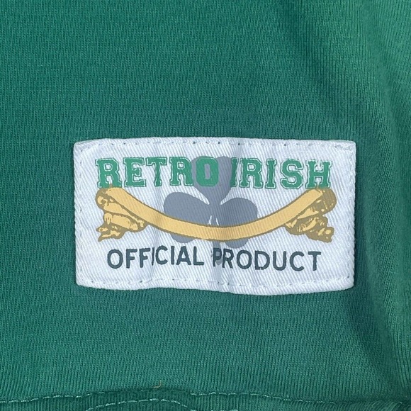 Retro Irish Heritage Collection Mens 3XL Short Sleeve Casual Polo‎ Shirt Green - Picture 4 of 12